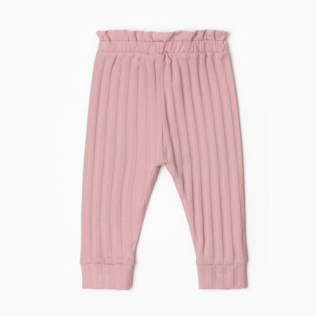 Pants are children, dark pink color, height 80 cm-3