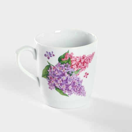 Porcelain mug "Lilac", 350 ml, d = 8.7 cm-1
