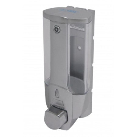 Liquid soap dispenser 8619, 0.38 l, plastic, chrome-7