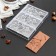 The chocolate form Konfinetta "Split", 27.5 × 17.5 × 2.5 cm, 3 cells (15.3 × 7.5 × 0.8 cm)