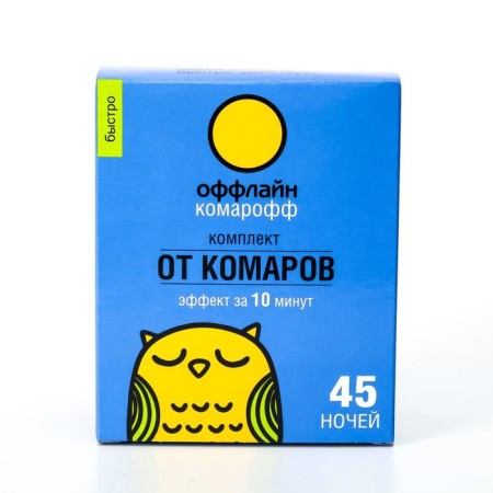 Set of mosquitoes "Komaroff", without smell, fumigator+liquid, 30 ml-4