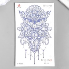 Tattoo on the body Blue 