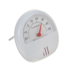 Universal thermometer Luazon, mechanical, magnet mount, D = 5.5 cm, white
