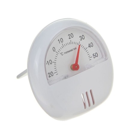 Universal thermometer Luazon, mechanical, magnet mount, D = 5.5 cm, white