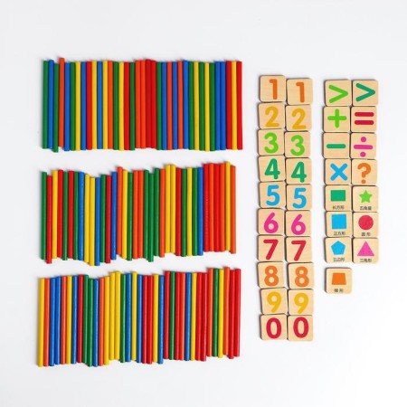 Developing set for account magnetic “numbers + sticks” 8x13x4 cm-2