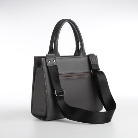 Female bag Textura, tout, medium size, color gray-4