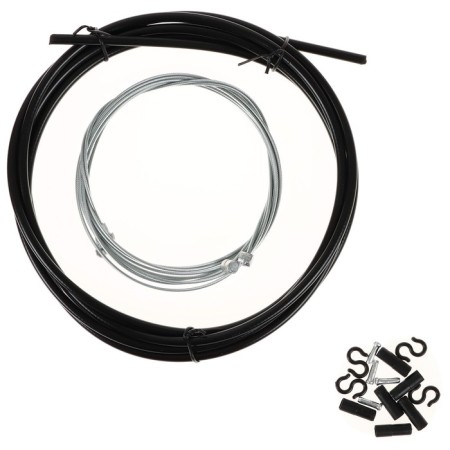 Brakes and brake cables, black color-1