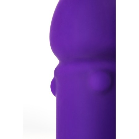 Unrealistic vibrator Toyfa A-Toys, silicone, purple color, 18 cm-14
