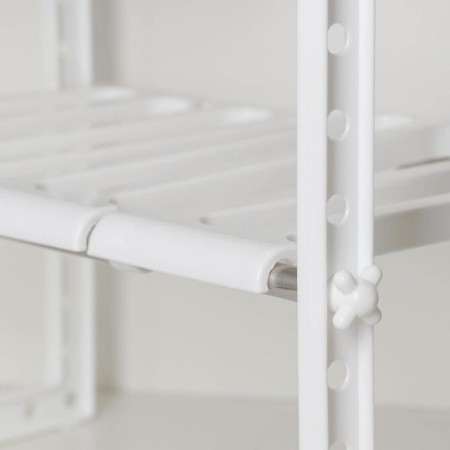 Shelf under the sink sliding, 26 × 50 (70) × 38 cm, white color-6