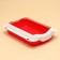 Medium toilet with 36 x 26 x 9, red/white