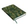 The diary is low, A5, 136 sheets, leatherette, Devente. Tropicana, solid cover, foil embossing, perforation, liesse, block 70%, dark green