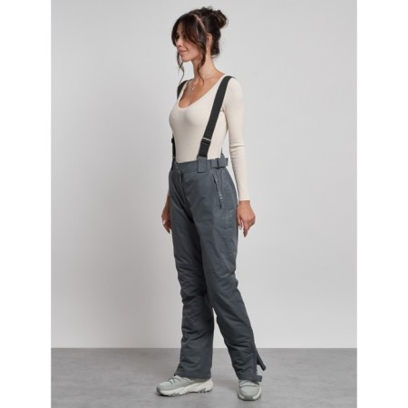 Semi -combinezone Ski Drapeted Women's, size 44, color gray color-17