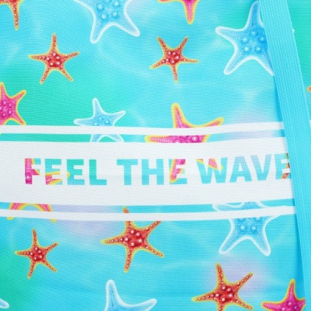 Bag Women's Beach "Feel The Wave", 39x32 cm, Blue-3