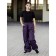 Insulated pants for children, height 152 cm, eggplant color