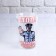 A glass faceted in gift packaging "Stop! Dear free show!" 250 ml