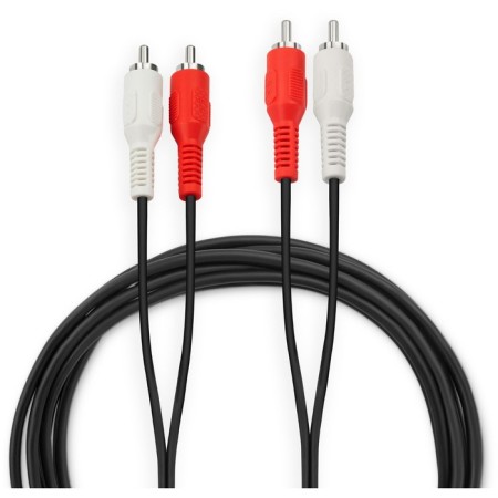 Cable connecting audio Buro 2xrca (M)/2xrca (M) 3m. Black (BAAC024-3)-2
