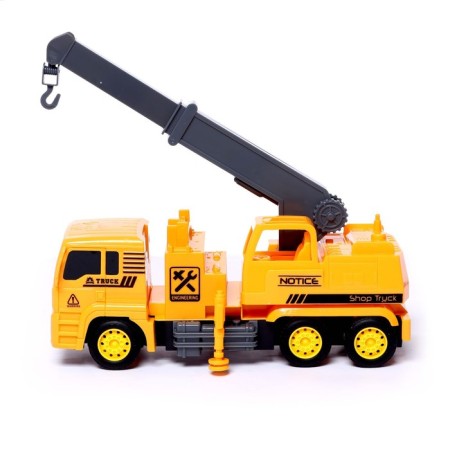 Radio -controlled "construction" truck, with a tap, works from batteries-1