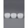 Storage jar, 10 ml, packing - 3 pcs, white color