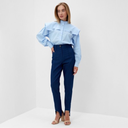 Pants women's jeans minku: jeans collection color Blue, size 44-5