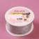 Kapron tape with metal thread “Squeezes”, 25 mm × 2.7 ± 0.5 m, silver color