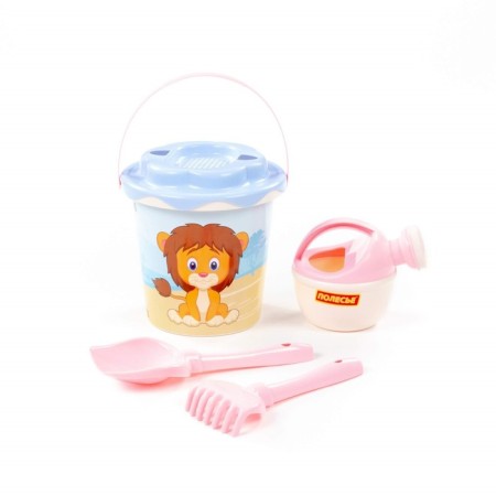 Sanding set No. 654 Safari: bucket, chipper-sun, shovel, robberies, watering can, mix color-13