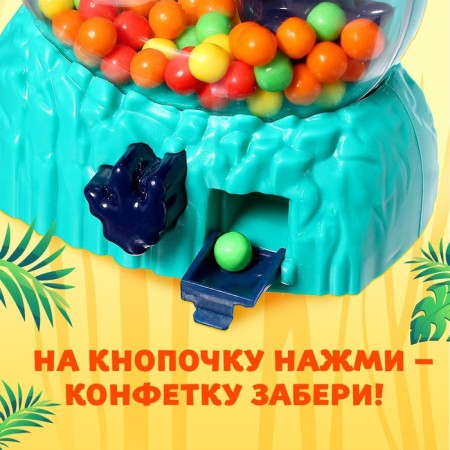 Automat for Dino sweets, with sweets, color mix-3