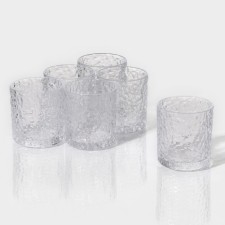 A set of glasses of glass 