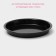 The form for baking the share "Jacqueline. Circle ", 20 × 2.5 cm, anti -stick coating, black color