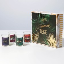 Set of candles in the box 