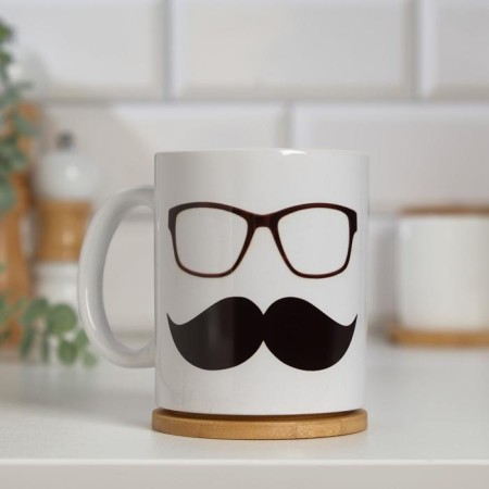 Sublimation mug "Dad can do anything", with application-1
