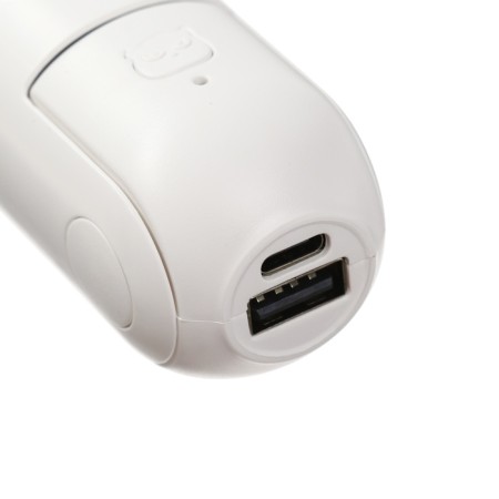FS08 portable fan, Power Bank 1200 mAh, 2 modes, USB, folding, white-11