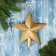 Tips "Star" relief, 18x19 cm, gold