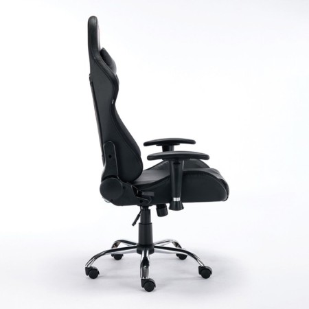 Playing armchair Brabix Lumen GM-50 RGB, backlight, two pillows, eco-leather, black-2