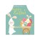 Apron kitchen with a photo print "Easter gifts in a wheelbarrow", adjustable, size OS
