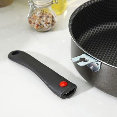 Socialist Forever, D = 26 cm, glass cover, removable handle, anti -stick coating, black color-4