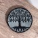 Stand under incense "Tree" stone 10 cm