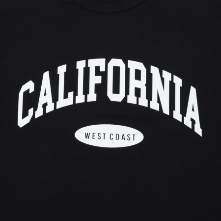 Female T-shirt, black color, Oversize size (42-46)-5