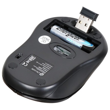 Mouse call 435MW black optical (1600DPI) wireless USB for a laptop (4but)-7