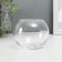 Glass Glass for 1 candle "Ball" transparent 7x9x9 cm