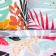 Bed linen "Ethel" 2 joint venture solored tropics 175*215 cm, 200*220 cm, 70*70 cm -2 pcs