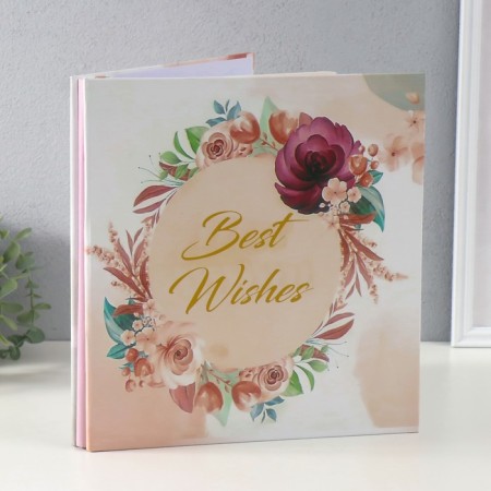Photo album magnetic 20 sheets "Round Frame" 27x2.5x29 cm