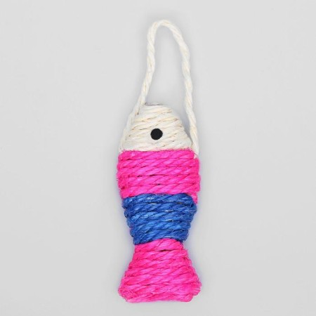Kogetta toy Sizalevaya "Fish-strip", 11 cm, white/pink/purple-2