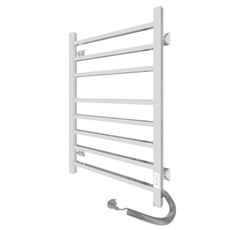 The electric heated towelputor "Sanprise" Quadro P8, 500x800 mm, right, chrome-1