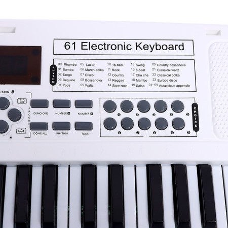 Synthesizer "Musical World", 61 key, with a microphone and adapter-4