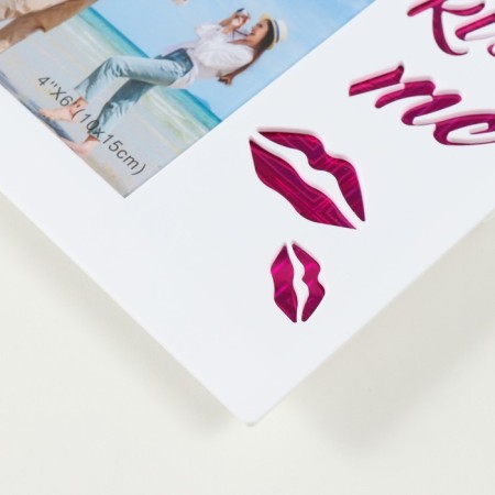Photo frame plastic 10x15 cm "Kisses" 18.5x1.2x18.5 cm-2