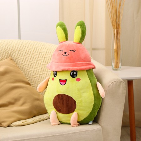 Soft toy "avocado" in a hat, 55 cm