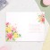 Postcard "Happy anniversary 50!" lilies, embossing, glitter, a4