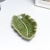 Decorative ceramics plate "Palm leaf" 2.2x10x16 cm