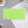 Money envelope "Universal" velvet, butterfly, green background, 19x9.3 cm