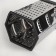 Terka hexagonal share "Neo", 14 × 12 × 22 cm, rubberized bottom, black color, red color